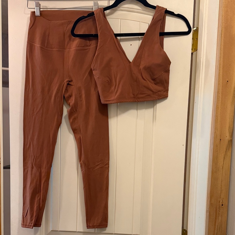Free People Never Better Crop Tank and Legging Set